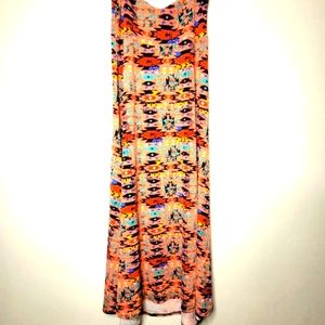 LuLaRoe Aztec Print Maxi Skirt Medium
